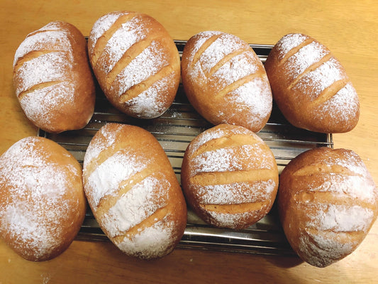 清水っ粉のお客様がパンを作りました